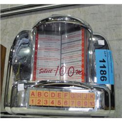Selectomatic vintage jukebox style table radio