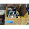 Image 1 : Box of assorted DVD and VHS movies