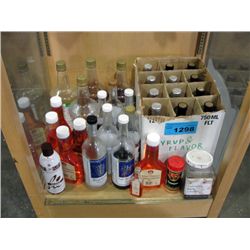 Large lot of candy store liqours and flavoured