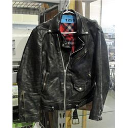 Black leather jacket