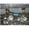 Image 1 : Shelf lot of chrome and glass track lighting