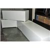 Image 1 : 3pc painted white staging set