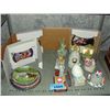 Image 1 : Shelf lot of misc household decorative items;