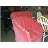 Image 1 : Retro 1940-50s shell back 2pc sofa and chair set