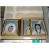 Image 1 : Lot of assorted original native oil on canvas