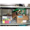 Image 1 : Shelf lot of misc items; picture frames, video