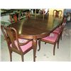 Image 4 : 10pc Gibbard solid mahogany dining room suite;
