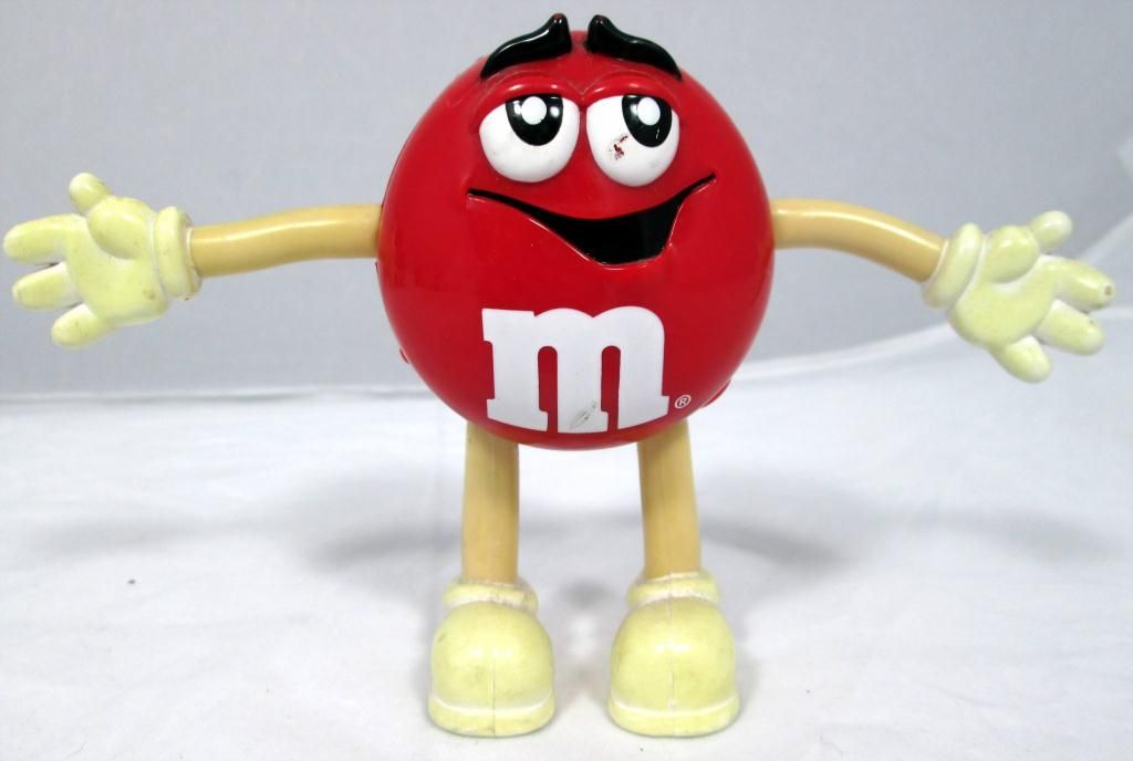 M&M Dispenser And Collectible Figures