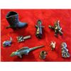 Image 1 : Lot of 9 Small Cast Iron, Lead & Other Metal Piece