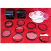 Image 1 : Lot of 9 - 55mm & 62mm Camera Filter Lens