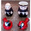 Image 1 : Goebel Friar Tuck Creamer, Mustard Pot & Birds