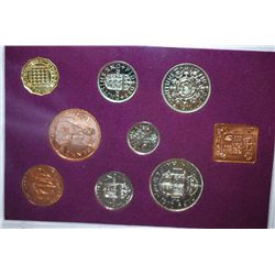1970 Great Britain & Northern Ireland Mint Proof Foreign Coin Set; EST. $10-20