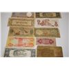 Image 2 : Foreign Bank Note; Various Dates, Conditions & Denominations; Lot of 10; EST. $5-10