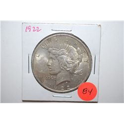 1922 Peace $1; EST. $35-40