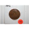Image 1 : 1842 Canada Half Penny Foreign Coin; Bank Token; EST. $5-10
