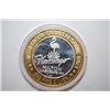 Image 2 : Flamingo Hilton Las Vegas NV Limited Edition Two-Tone $10 Gaming Token; .999 Fine Silver; EST. $20-3