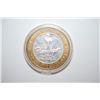 Image 2 : Flamingo Hilton Las Vegas NV Limited Edition Two-Tone $10 Gaming Token; .999 Fine Silver; EST. $20-3