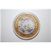 Image 1 : 1994 Flamingo Hilton Las Vegas NV Limited Edition Two-Tone $10 Gaming Token; .999 Fine Silver; EST. 