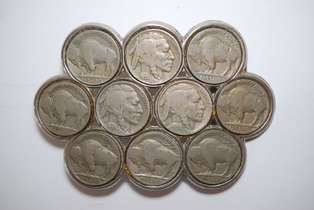 buffalo nickel belt buckle value