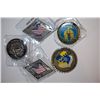 Image 1 : Various Military Challenge Coins; Lot of 5; EST. $40-75