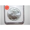 Image 1 : 1997 Silver Eagle $1; Windy City Monster Box Hoard; NGC Graded MS69; EST. $40-60