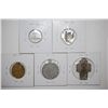 Image 2 : Various Religious Charm Tokens; Lot of 5; EST. $10-20