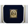 Image 2 : 22K Gold Replica Stamp With Enlarged Reproduction Of The Original Stamp; Original Date Of Issue Augu
