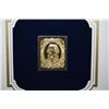 Image 2 : 22K Gold Replica Stamp With Enlarged Reproduction Of The Original Stamp; Original Date Of Issue Augu