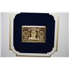 Image 2 : 22K Gold Replica Stamp With Enlarged Reproduction Of The Original Stamp; Original Date Of Issue Apri