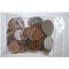 Image 2 : World Coins & Tokens; Various Dates, Conditions & Denominations; Lot of 50; EST. $5-10