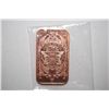 Image 2 : 2012 Copper Ingot; .999 Fine Copper 1 Oz.; EST. $3-6