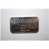 Image 1 : Engelhard Silver Ingot; 999+ Fine Silver 1 Oz.; EST. $30-35