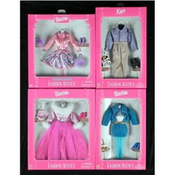 4 Barbie Fashion Avenue Sets Ken Blu Internationale MIB