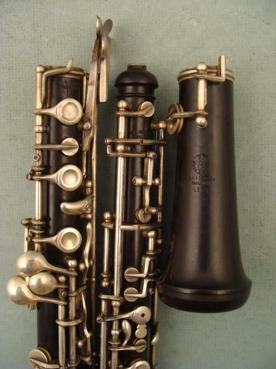 A.E. Fischer Bremen Vintage German Oboe In Case