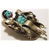 Image 2 : Old Pawn Zuni Multi-Stone Corn Maiden Sterling Silver Pendant