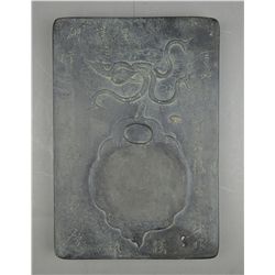 Chinese Ink Stone Signed and Inscribed