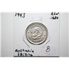Image 1 : 1943 Australia Shilling Foreign Coin; .1680 ASW; EST. $10-20