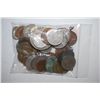 Image 2 : World Coins & Tokens; Various Dates, Denominations & Conditions; Lot of 50; EST. $5-10
