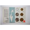 Image 2 : 1965 Coins Of Israel Proof-Like Foreign Coin Set; Israel Government Coins And Medals Corp.; EST. $3-
