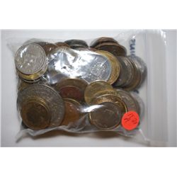 World Coins & Tokens; Various Dates, Conditions & Denominations; Lot of 100; EST. $15-25