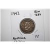 Image 1 : 1942 Australia Shilling Foreign Coin; .1680 ASW; EST. $10-15