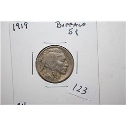 1919 Buffalo Nickel; G4; EST. $3-6