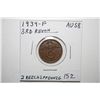 Image 1 : 1939-F German 2 Reichspfennig Foreign Coin With Flying Eagle Holding Swatstika; AU58; EST. $5-10