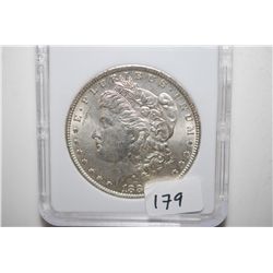 1883 Silver Morgan $1; MCPCG Graded MS60; EST. $60-80