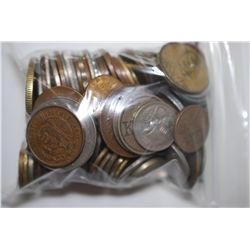 World Coins & Tokens; Various Dates, Conditions & Denominations; Lot of 100; EST. $10-20