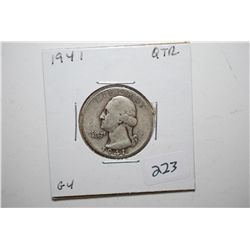 1941 Washington Quarter; G4; EST. $6-10