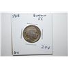 Image 1 : 1918 Buffalo Nickel; G4; EST. $5-10