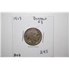 Image 1 : 1919 Buffalo Nickel; G03; EST. $3-6