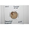 Image 1 : 1875 Seated Liberty One Dime; Corroded Cleaned; EST. $5-10