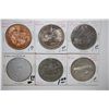 Image 1 : Various California State Tokens; Lot of 6; EST. $15-25